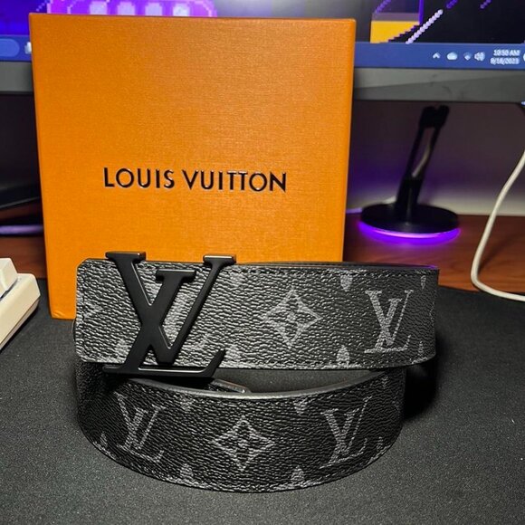 Lv Monogram Black belt - Picture 1 of 2